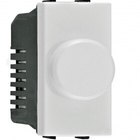 ABB Zenit Альп. белый Механизм электронного поворотного светорегулятора 500 Вт, 1-модульный | N2160.E BL | 2CLA216010N1101 | ABB