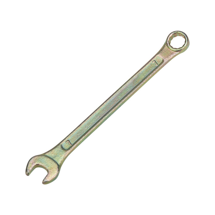 Ключ комбинированный 7 мм, желтый цинк | 12-5802-2 | REXANT
