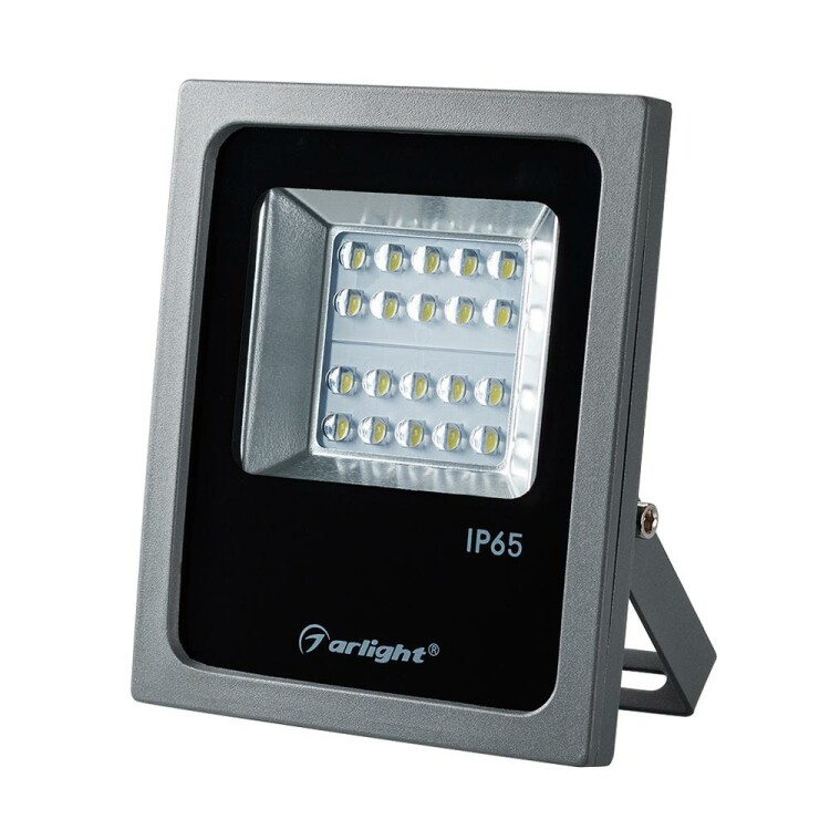 Прожектор светодиодный архитектурный AR-FLG-FLAT-ARCHITECT-20W-220V White 50x70 deg | 022582 | Arlight