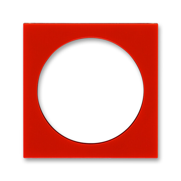 ABB Levit Красный / дымчатый чёрный Сменная панель на розетку с з/к Красный | ND5519H-B500 65 | 2CHH190500B8065 | ABB