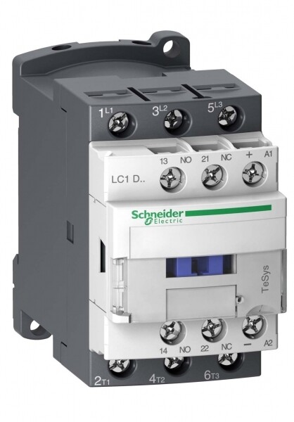 КОНТАКТОР.3Р,18A,НО+НЗ,24V-,2.4ВТ,РАСШ. | LC1D18BL | Schneider Electric