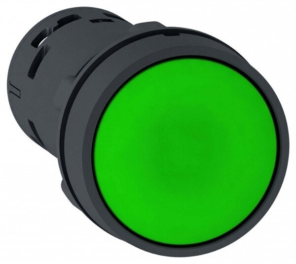XB7 кнопка 22мм зеленая с возвратом НО + НЗ | XB7NA35 | Schneider Electric