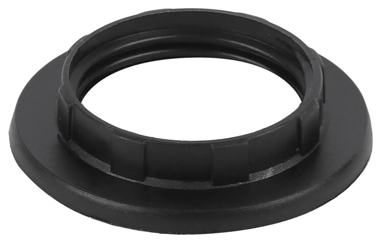 Кольцо для патрона E14, пластик, черное | Б0043678 | ЭРА