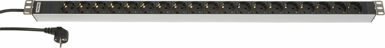 Блок розеток SHT-19SH-2.5EU Блок розеток, 19 розеток, 16 A, шнур 2.5м (780x44,4x44,4 мм) | 28059 | Hyperline