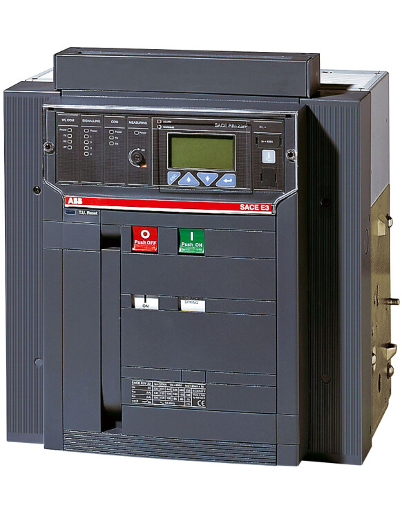 Выключатель автоматический выкатной E3S 2500 PR121/P-LSIG In=2500A 3p W MP+10 доп. контактов | 1SDA056290R2 | ABB