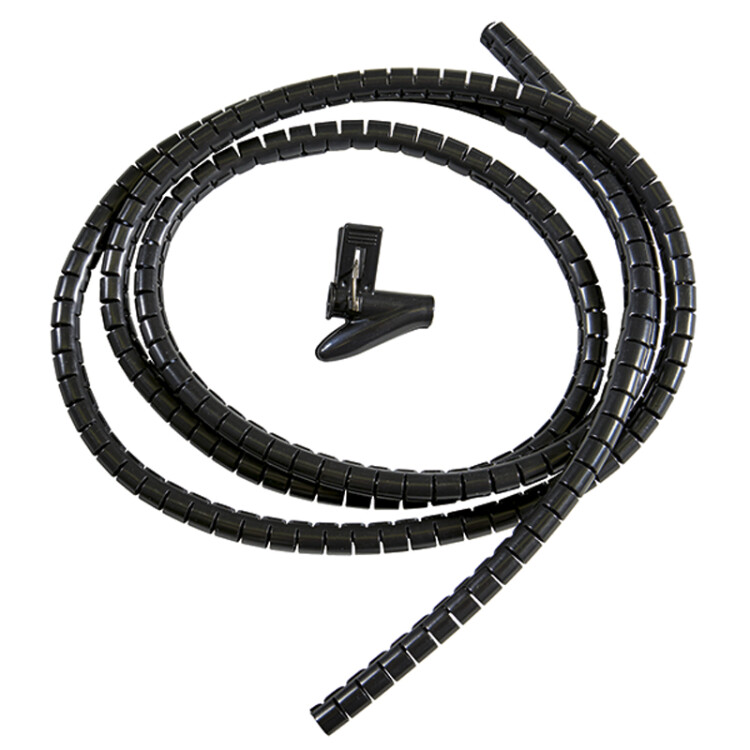 Шланг спиральный, цвет чёрный 18-130; 2 м | 262037 | Haupa