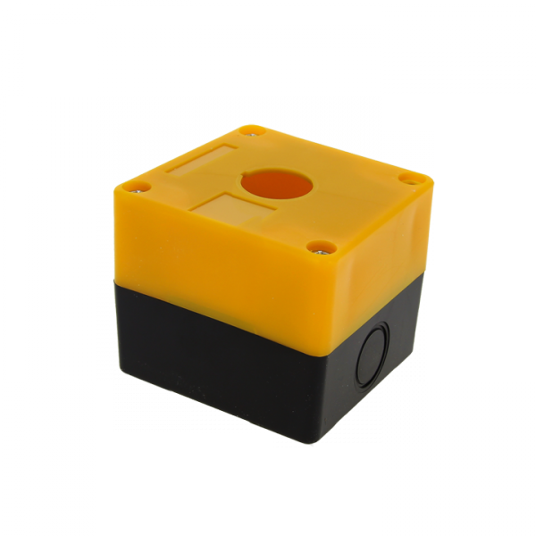 Корпус КП101 пластиковый 1 кнопка желтый EKF PROxima | cpb-101-o | EKF