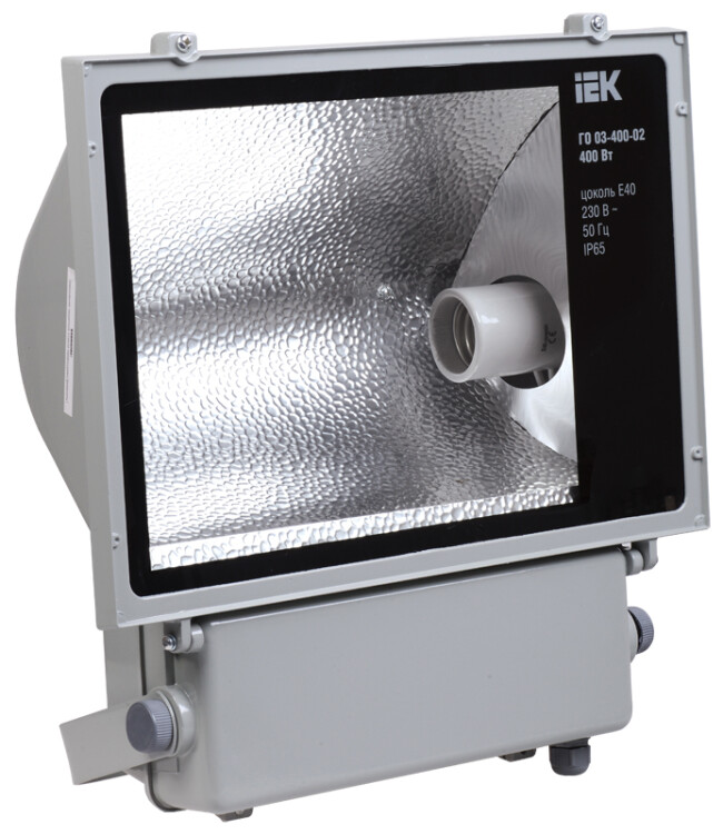 Прожектор ГО 03-400-02 400Вт IP65 серый асимметричный | LPHO03-400-02-K03 | IEK
