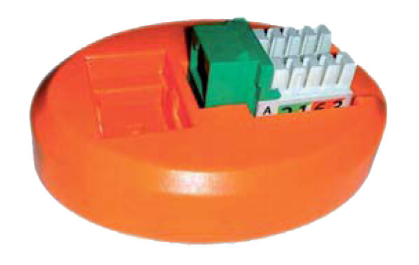 Площадка KJ2-PS-OR для заделки модулей Keystone Jack серии KJ2, 80х60 мм, цвет оранжевый | 281782 | Hyperline