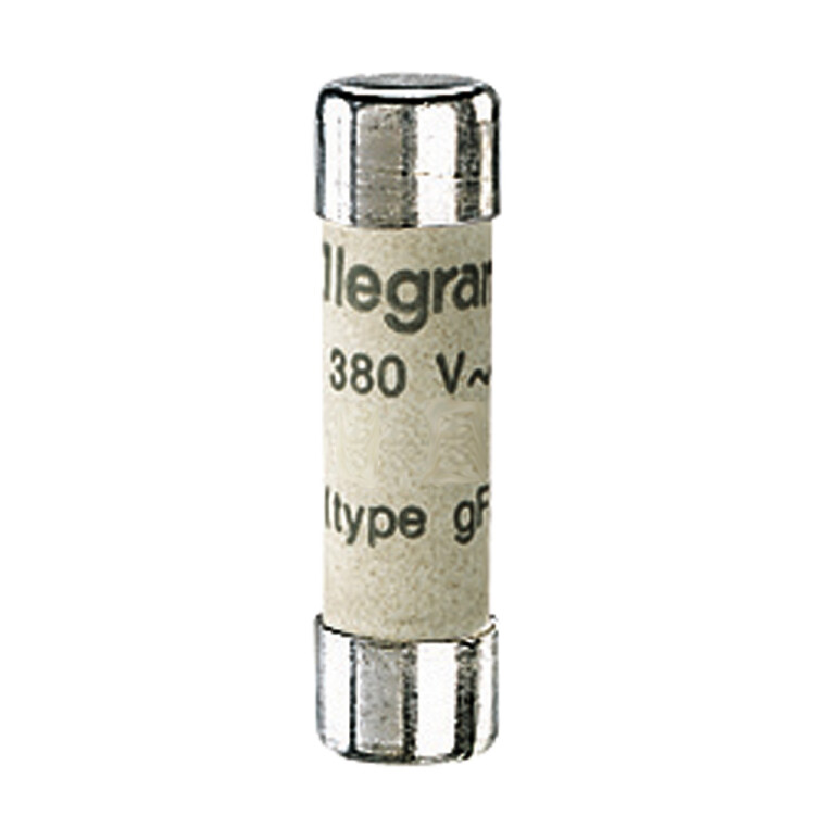 Промышленный цилиндрический предохранитель - тип gG - 8,5x31,5 мм - без индикатора - 1 A | 012301 | Legrand