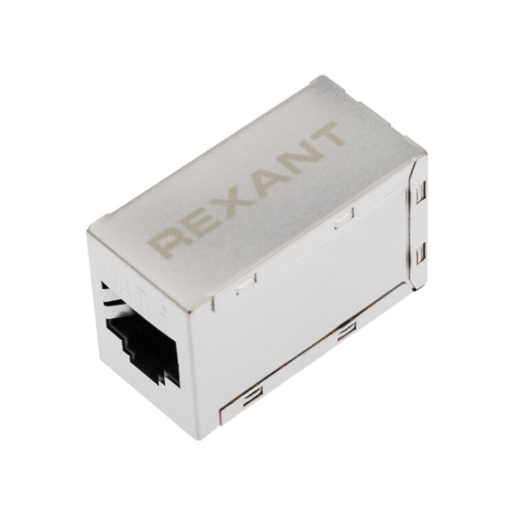 Проходной адаптер, RJ-45(8P-8C), FTP экранированный, категория 6, (гнездо-гнездо), | 03-0109 | REXANT