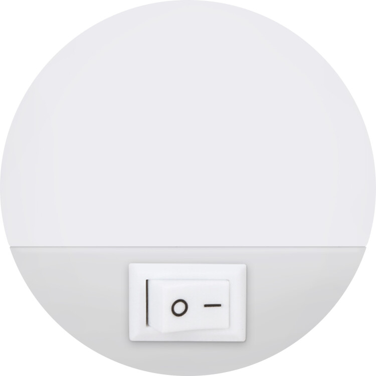 Ночник светодиодный NLE 07-LW белый с выключателем 230В | 4690612028859 | IN HOME