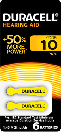 Батарейки Duracell ZA10-6BL | Б0039179 | Duracell