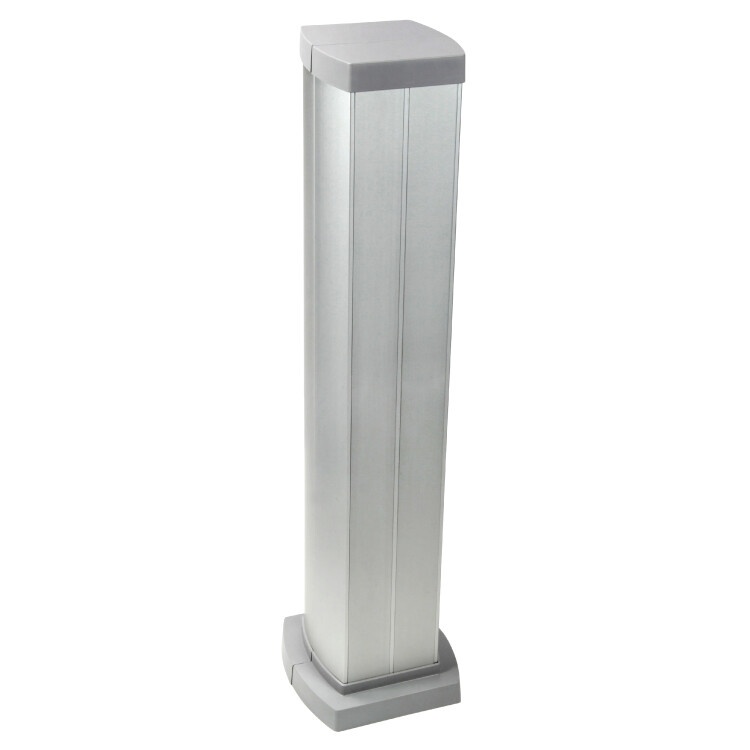 Snap-On мини-колонна алюминиевая с крышкой из алюминия 4 секции, высота 0,68 м. | 653044 | Legrand