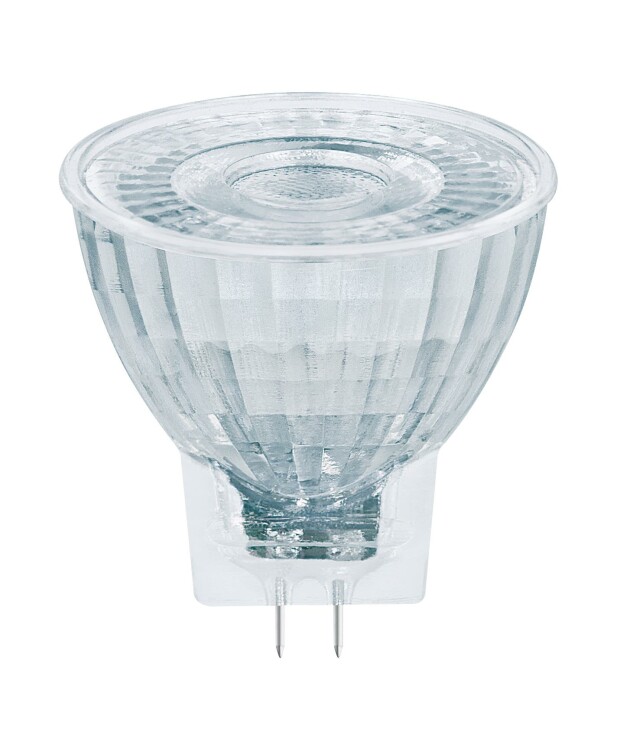 Лампа светодиодная PARATHOM MR11 360лм 4,2Вт 4000К GU4 колба MR11 36° прозр стекло 12В | 4058075636606 | OSRAM