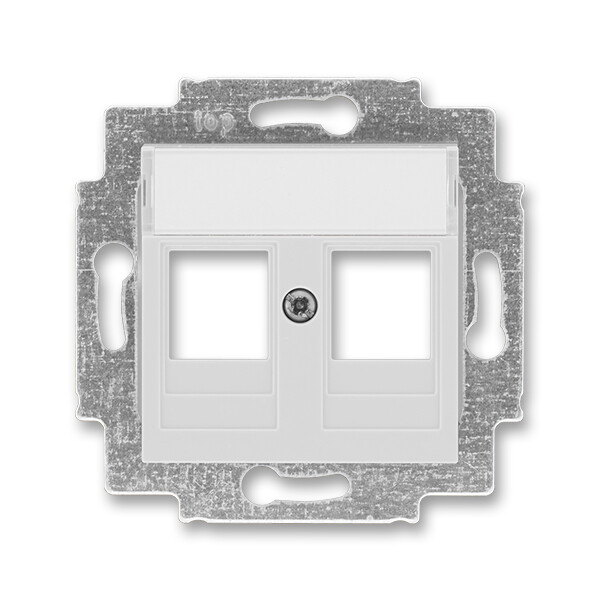 ABB Levit Серый Накладка с суппортом для информационных разъёмов | 5014H-A01018 16 | 2CHH291018A4016 | ABB