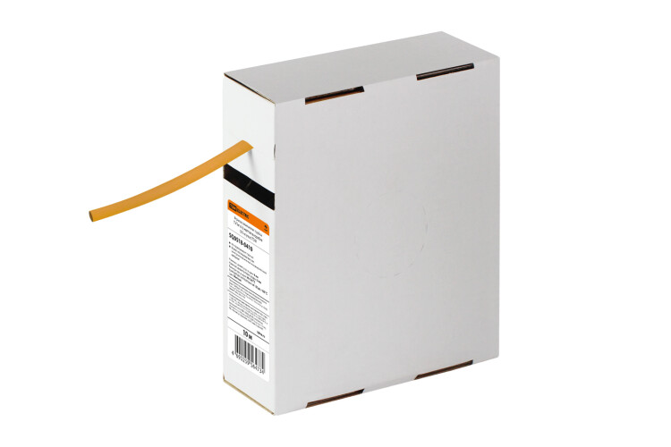 Термоусаживаемая трубка ТУТнг 6/3 желтая в коробке (10 м/упак) | SQ0518-0410 | TDM