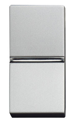 ABB Zenit Альп. белый Выключатель 1-клавишный 2-х полюсный (1 мод) | N2101.2 BL | 2CLA210120N1101 | ABB