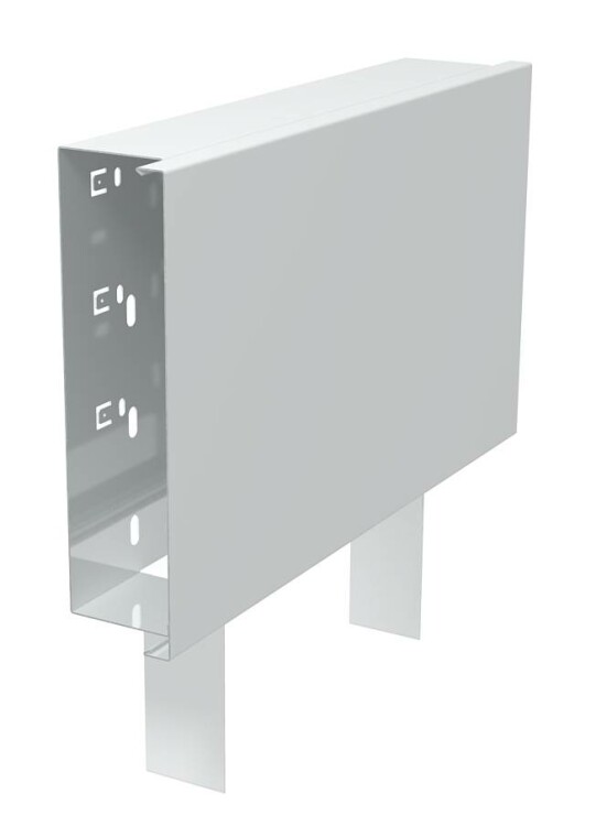 T-образная секция с крышкой для кабельного канала LKM 60x200 мм (сталь,белый) (LKM T60200RW) | 6249736 | OBO Bettermann