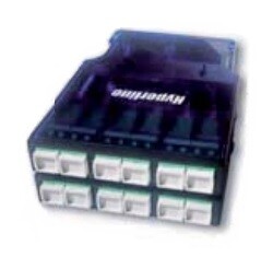 PPTR-CSS-1-6xDLC-SM/BL-BL Корпус кассеты для оптических претерминированных решений, 6 дуплексных портов LC/PC | 236479 | Hyperline