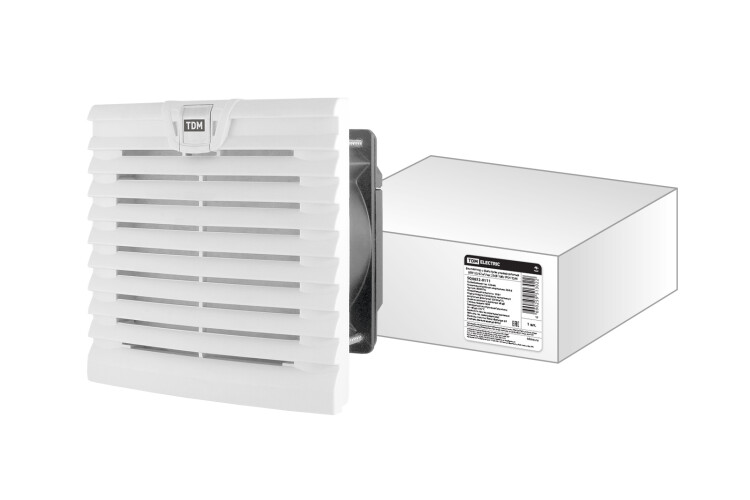 Вентилятор с фильтром универсальный ВФУ 52/42 м3/час 230В 19Вт IP54 | SQ0832-0111 | TDM