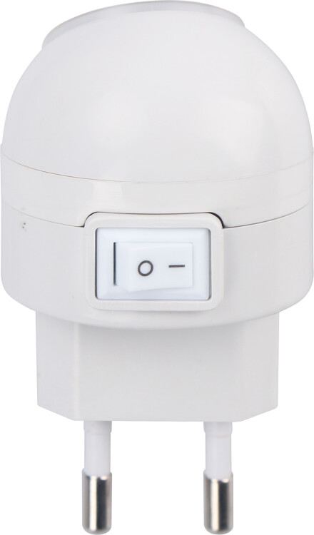 Ночник светодиодный NLE 08-LW белый с выключателем вращающийся 360 градусов 230В | 4690612028866 | IN HOME