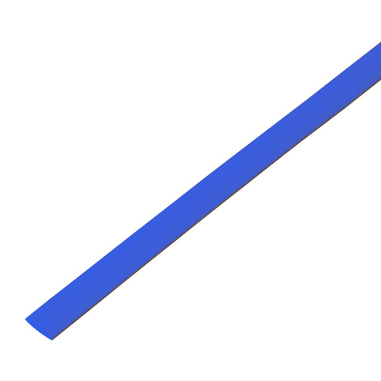 Термоусадочная трубка 6,0/3,0 мм, синяя, упаковка 50 шт. по 1 м | 55-0605 | PROconnect