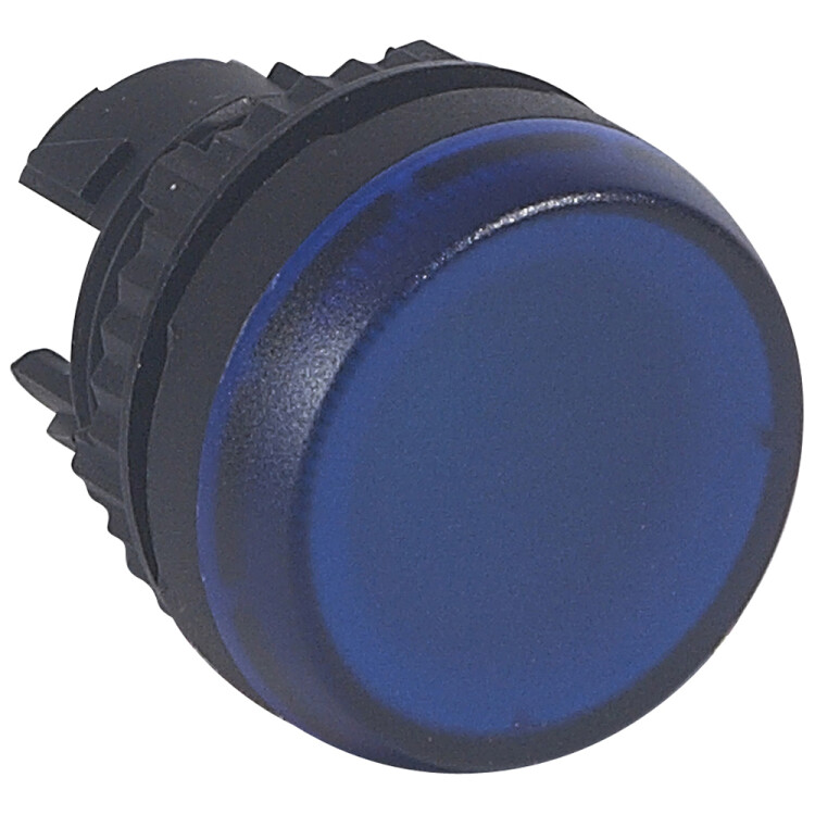 Головка индикатора - Osmoz - для комплектации - с подсветкой - IP 66 - синий | 024163 | Legrand