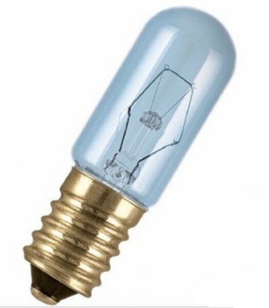 Лампа накаливания ЛОН трубчатая d17мм E14 15Вт 230В прозрачная для холодильников SPC T FRIDG CL 15W 230V E14 BLI1 | 4050300092928 | Osram