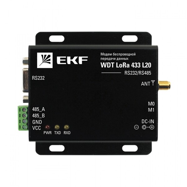 Модем беспроводной передачи данных WDT LoRa 433 L20 PROxima | wdt-L433-20 | EKF