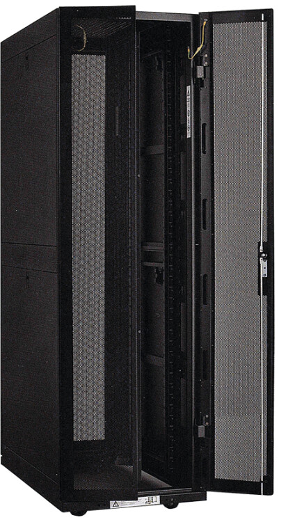 ITK Шкаф серв. 48U 800х1200мм расп. перф. двери черный (ч.1) | LS05-48U82-2P2P-Z-1 | ITK