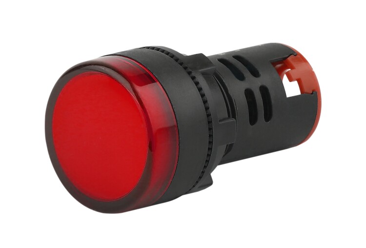 Лампа AD22DS(LED)матрица d22мм красный 12В AC/DC (10/1000/12000) | Б0045603 | ЭРА
