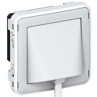 Plexo Серый/белый Детектор повышения температуры в морозильной камере | 069594 | Legrand