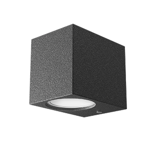 Светильник садово-парковый Cube настенный архитектурный, GU10, 67*92*80mm, 170-240V / 50Hz, 2xMax.35W, IP54 | GD158 | Gauss
