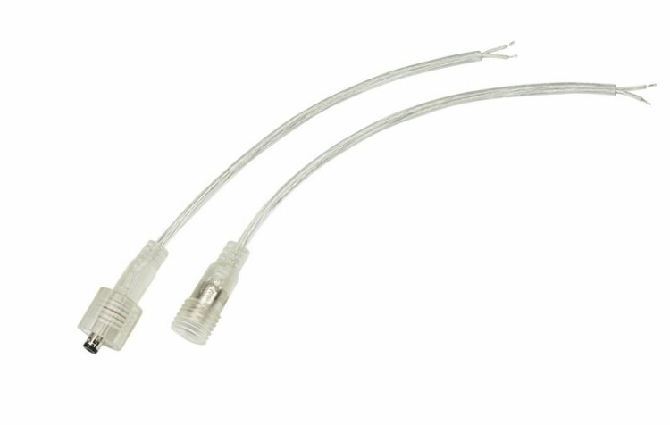 Соединительный кабель (2pin) герметичный (IP67) 2х0.35 мм? 300 V прозрачный | 11-9322 | REXANT
