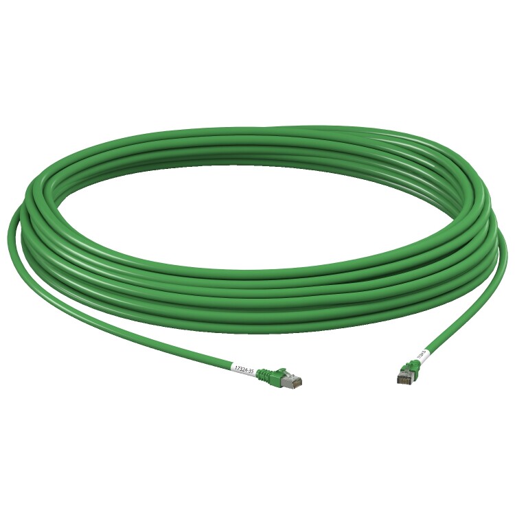 Патч-корд медный 5е UTP LSZH 10м,зеленый | ACTPC5EUBLS100GR | Schneider Electric