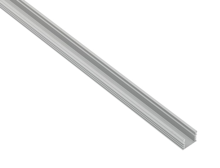 Профиль алюминиевый накладной анодированный CAB 261 1612-1 16х12 мм, 2м | Б0039429 | ЭРА