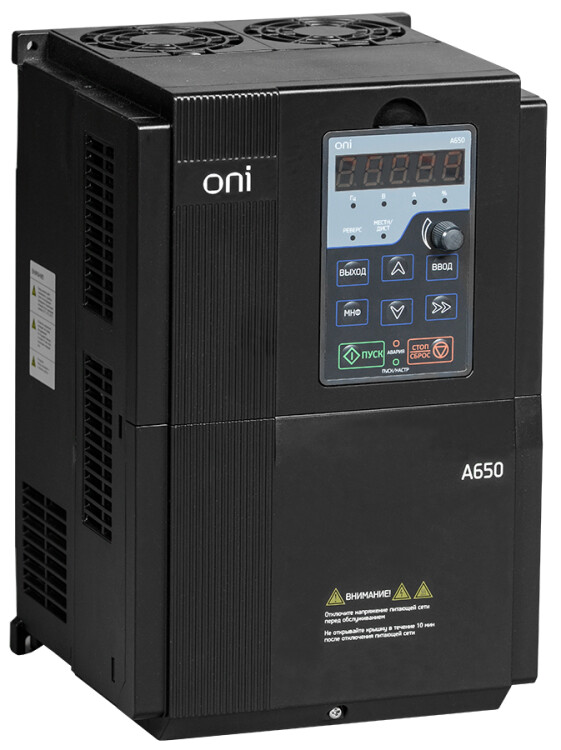 Преобразователь частоты A650 380В 3Ф 18,5kW 37А ONI | A650-33E18T | ONI