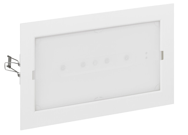 Рамка для скрытого монтажа для установки сигнальной пластины Кат. № 661664 в эвакуационные светильники URA ONE | 661665 | Legrand