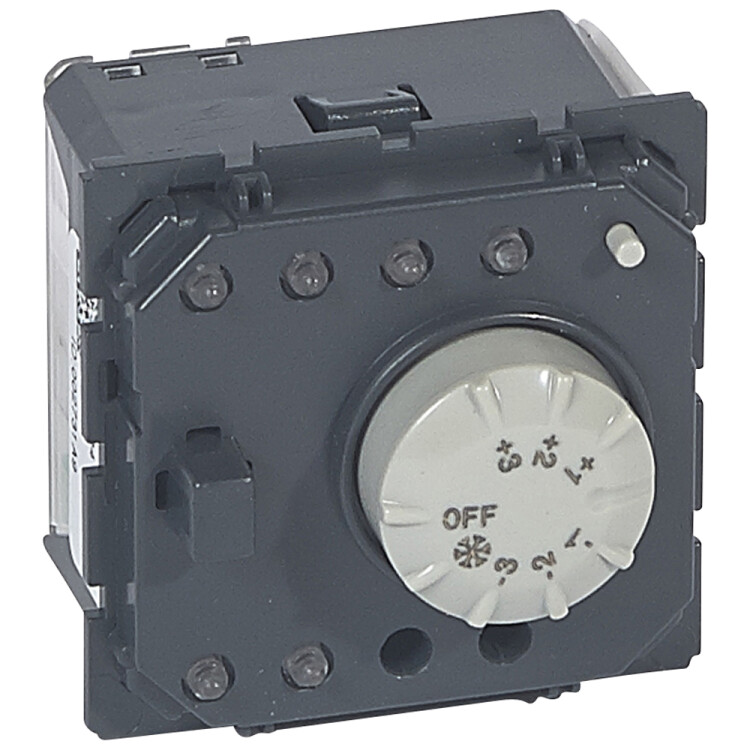 Датчик температуры с регулятором и контроллером скоростей фанкойла - MyHOME - SCS | 067455 | Legrand
