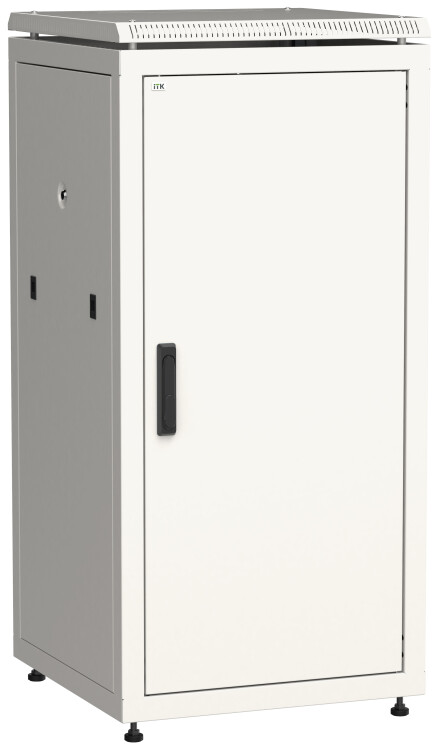 Шкаф сетевой 19" LINEA N 18U 600х600 мм металлическая передняя дверь серый | LN35-18U66-M | ITK