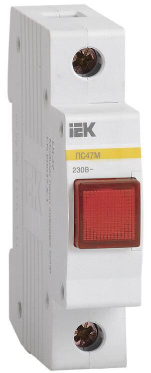 Лампа сигнальная ЛС-47М (красная) (матрица) | MLS20-230-K04 | IEK
