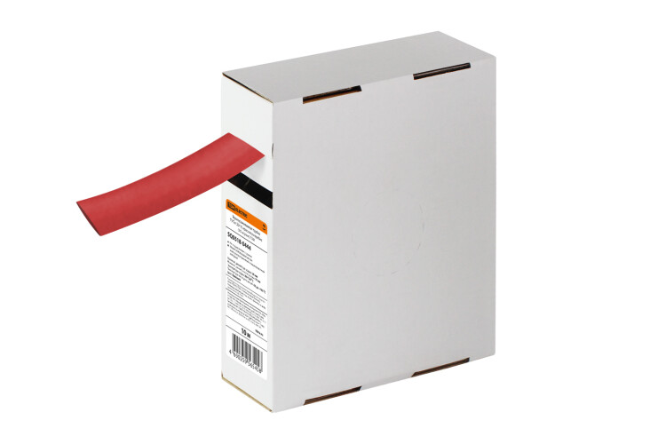 Термоусаживаемая трубка ТУТнг 20/10 красная в коробке (10 м/упак) | SQ0518-0444 | TDM