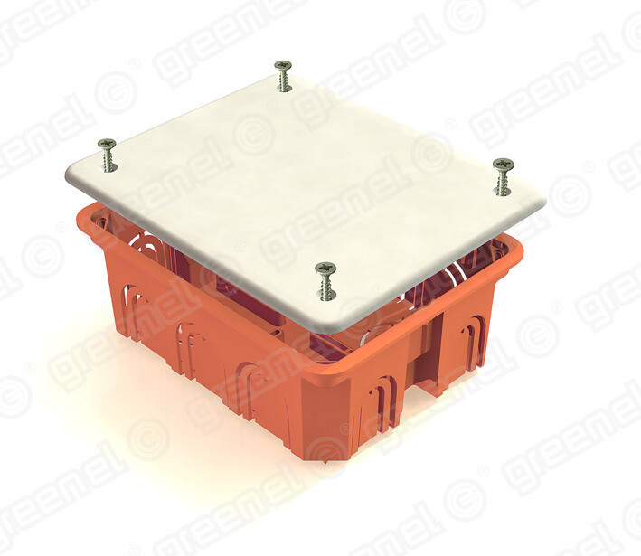 Коробка распределительная с/у 120х92х45мм для кирпичных стен (98шт) | GE41008 | GREENEL