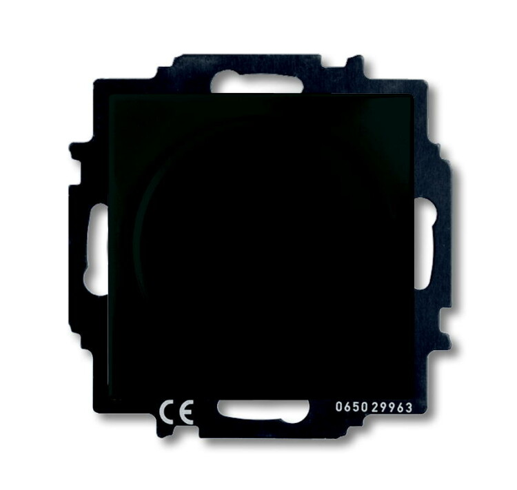 ABB Basic 55 Шато (чёрный) Светорегулятор поворотно-нажимной 60-400 Вт для л/н | 6515-0-0846 | 2CKA006515A0846 | ABB
