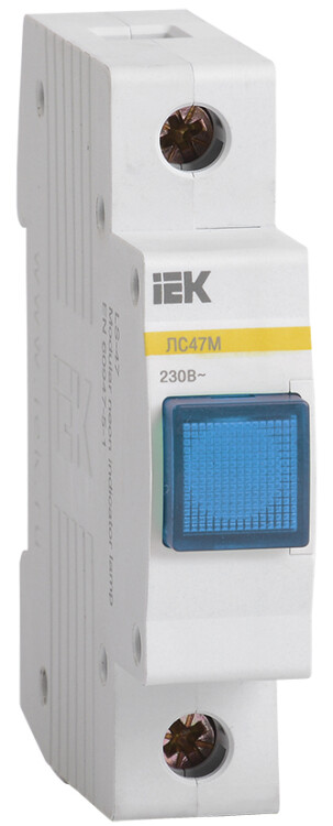 Лампа сигнальная ЛС-47М (синяя) (матрица) | MLS20-230-K07 | IEK
