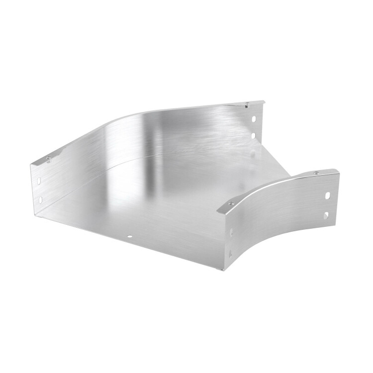 Угол горизонтальный 45 градусов 100х150, 1,5 мм, алюминий, в комплекте с крепежными элементами и соединительными пластинами | ASCM1015K | DKC