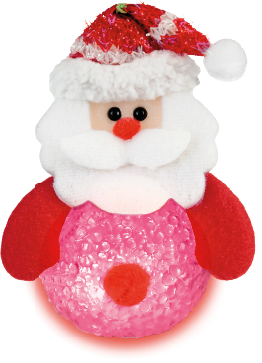 Светильник декоративная фигурка светодиодная "Дед Мороз" серия Holiday 0,1W, два цвета, 1/100 | HL001 | Gauss