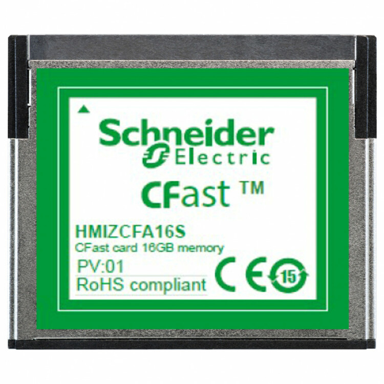 Карта памяти CF объемом 16 Гб | HMIZCFA16S | Schneider Electric