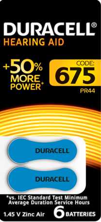 Батарейки Duracell ZA675-6BL | Б0039182 | Duracell